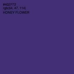 #402F72 - Honey Flower Color Image