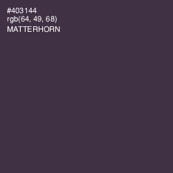 #403144 - Matterhorn Color Image