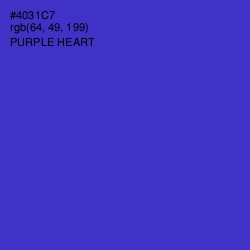 #4031C7 - Purple Heart Color Image