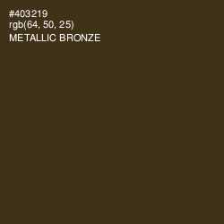 #403219 - Metallic Bronze Color Image