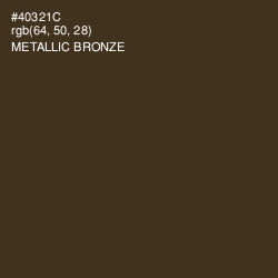 #40321C - Metallic Bronze Color Image