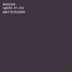 #403340 - Matterhorn Color Image