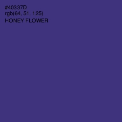 #40337D - Honey Flower Color Image