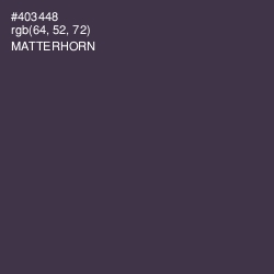#403448 - Matterhorn Color Image
