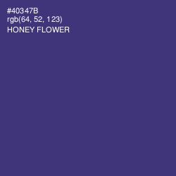 #40347B - Honey Flower Color Image