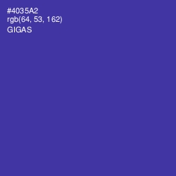 #4035A2 - Gigas Color Image