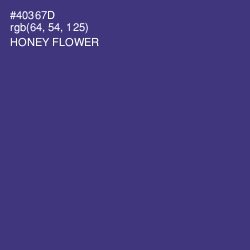 #40367D - Honey Flower Color Image