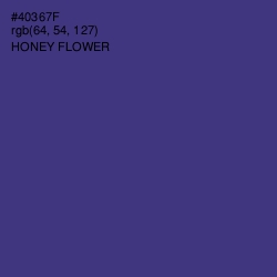 #40367F - Honey Flower Color Image