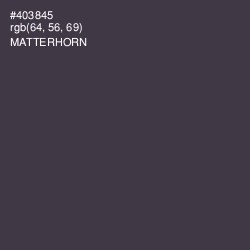 #403845 - Matterhorn Color Image