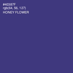 #40387F - Honey Flower Color Image