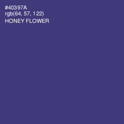 #40397A - Honey Flower Color Image