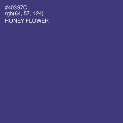 #40397C - Honey Flower Color Image