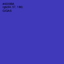 #4039BA - Gigas Color Image