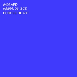 #403AFD - Purple Heart Color Image
