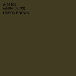 #403B21 - Lisbon Brown Color Image