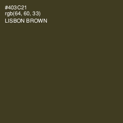 #403C21 - Lisbon Brown Color Image