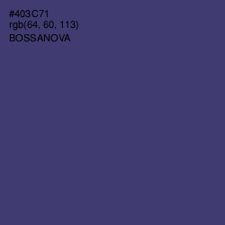 #403C71 - Bossanova Color Image