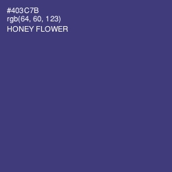 #403C7B - Honey Flower Color Image