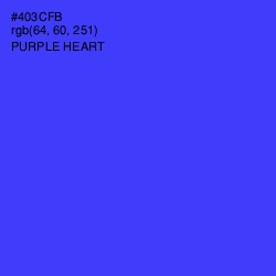 #403CFB - Purple Heart Color Image