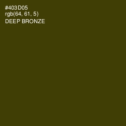 #403D05 - Deep Bronze Color Image