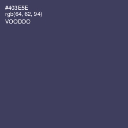 #403E5E - Voodoo Color Image