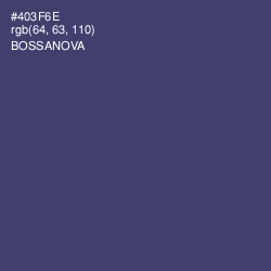 #403F6E - Bossanova Color Image