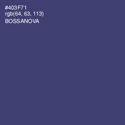 #403F71 - Bossanova Color Image