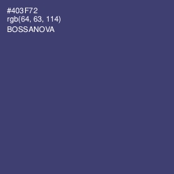 #403F72 - Bossanova Color Image