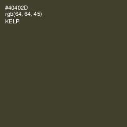 #40402D - Kelp Color Image