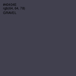 #40404E - Gravel Color Image