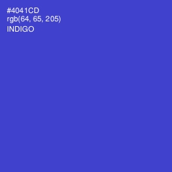 #4041CD - Indigo Color Image