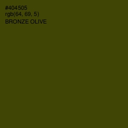 #404505 - Bronze Olive Color Image