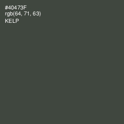 #40473F - Kelp Color Image