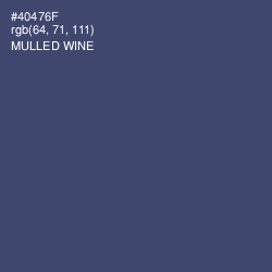 #40476F - Mulled Wine Color Image