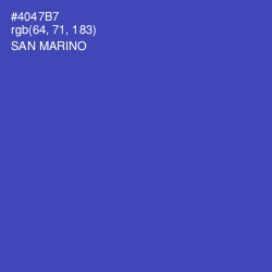 #4047B7 - San Marino Color Image