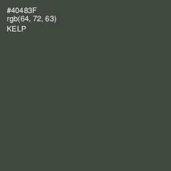 #40483F - Kelp Color Image