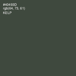 #40493D - Kelp Color Image