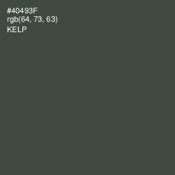 #40493F - Kelp Color Image