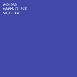 #4049A9 - Victoria Color Image