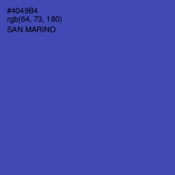 #4049B4 - San Marino Color Image