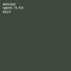 #404A3C - Kelp Color Image