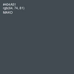 #404A51 - Mako Color Image