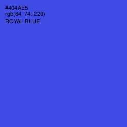 #404AE5 - Royal Blue Color Image