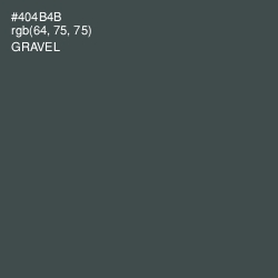 #404B4B - Gravel Color Image