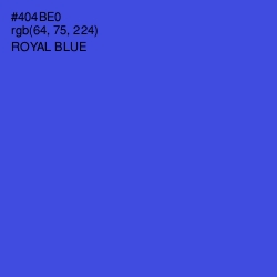 #404BE0 - Royal Blue Color Image