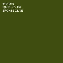 #404D10 - Bronze Olive Color Image