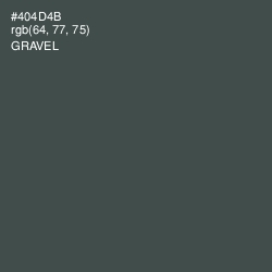 #404D4B - Gravel Color Image