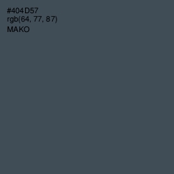 #404D57 - Mako Color Image