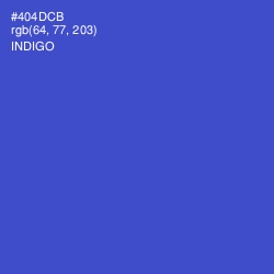 #404DCB - Indigo Color Image