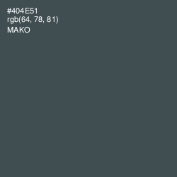 #404E51 - Mako Color Image